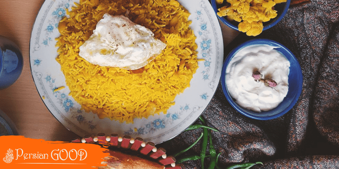 dam pokhtak recipe - learn how to cook turmeric rice
