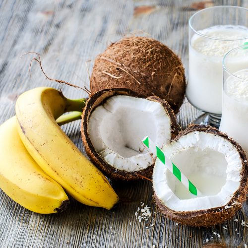 coconut and banana smoothie