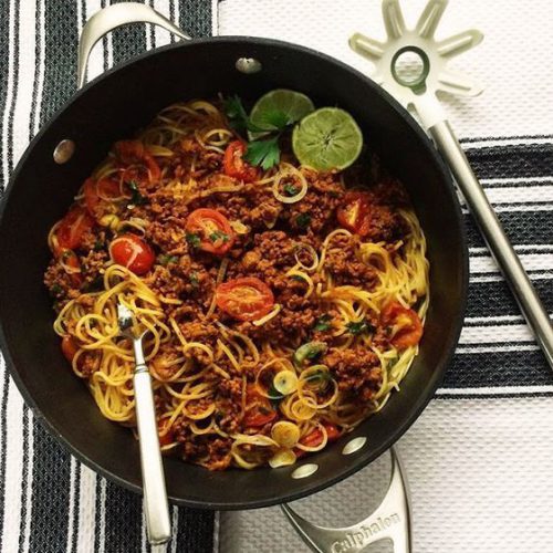 Macaroni Persian Spaghetti recipe PersianGood